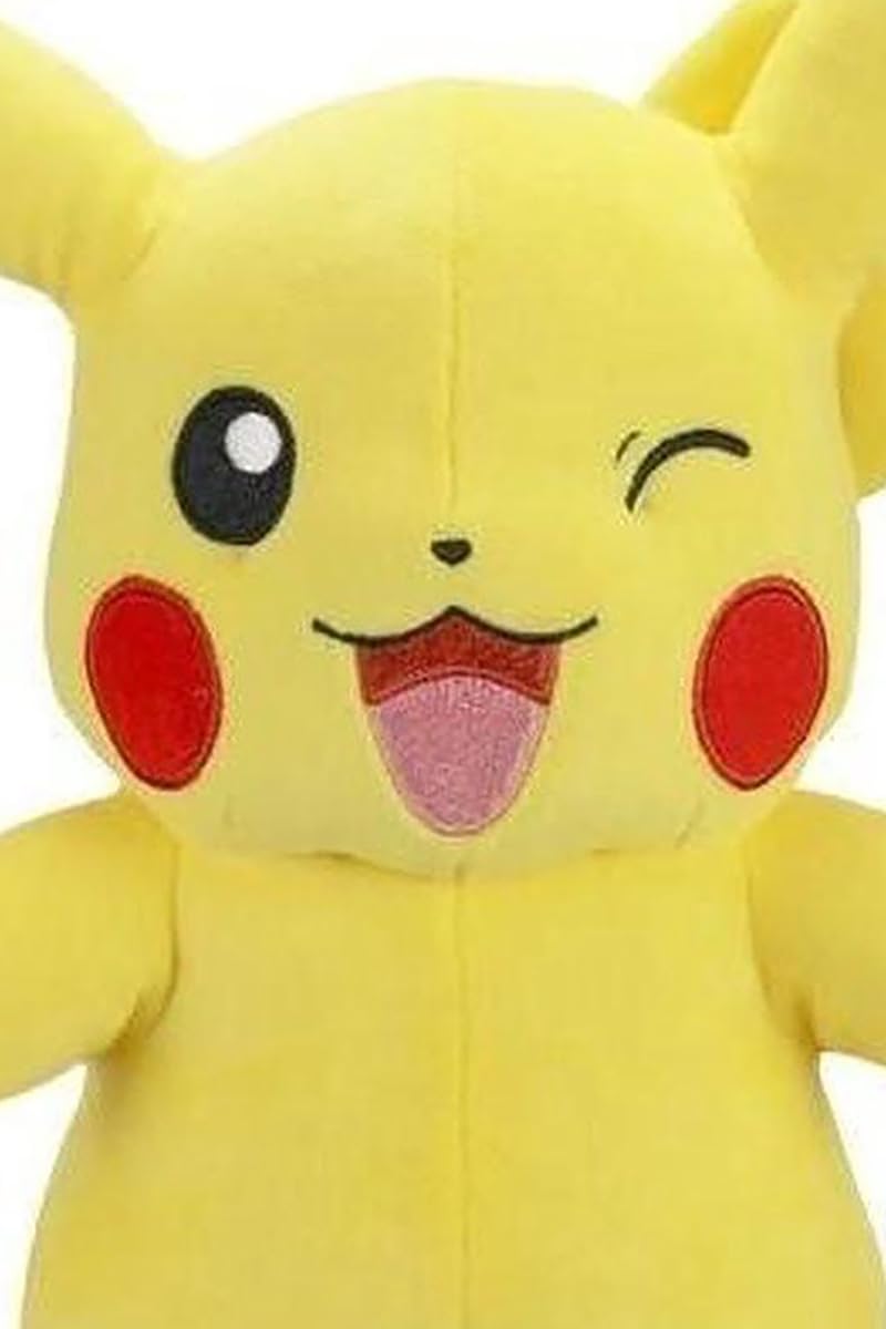Pok  mon PIKACHU PLUSH - 12-Inch Pokemon Plush - Authentic Details - Toys for Kids