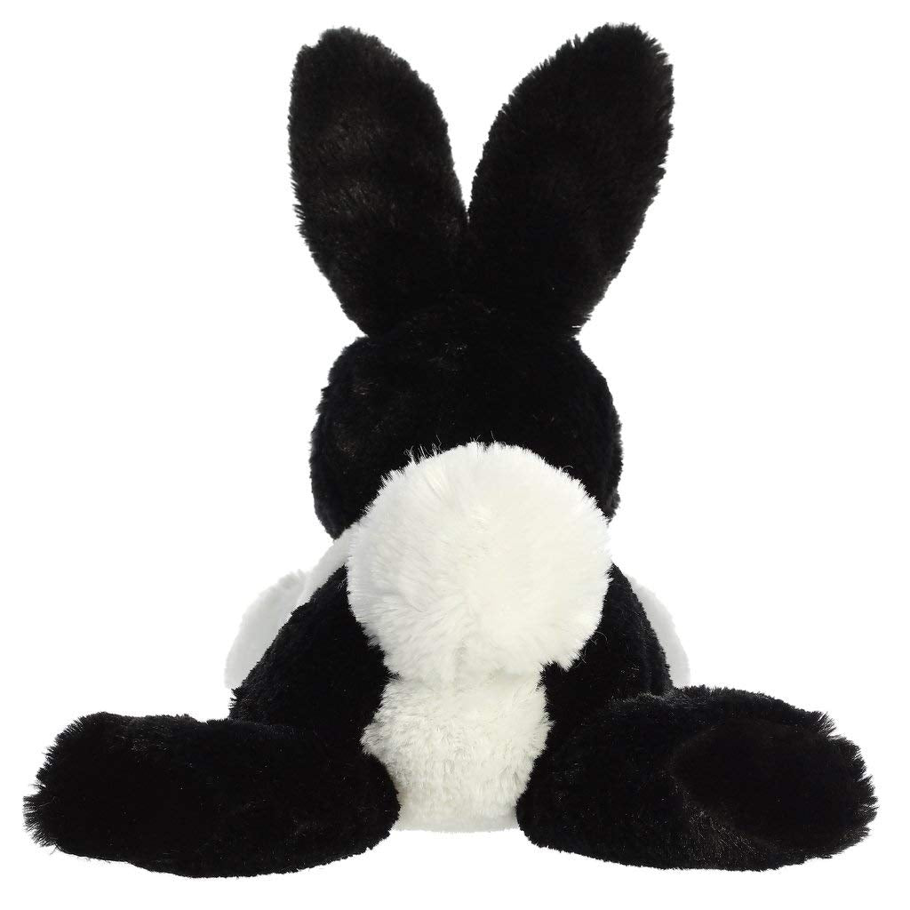 Aurora Adorable Flopsie Dutch Rabbit Stuffed Animal - Playful Ease - Timeless Companions - Black 12 Inches