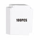 Qieoyk Trading Card Dividers - 100 White Dividers With Tabs For Games & Sports Card Boxes - 2.7 X 3.8 Inches