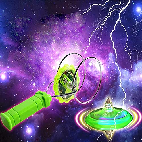 Prisma Collections Gyroscope Flashing Spinning Top Magnetic Gyro Wheel Track Toy Colorful Laser Light Led Gyroscopic Toys For Ch