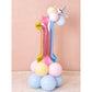 Toniful 40 Inch Rainbow Large Numbers Balloons 0-9, Number 1 Digital 1 Helium Balloons, Foil Mylar Big Number Balloons For Birth