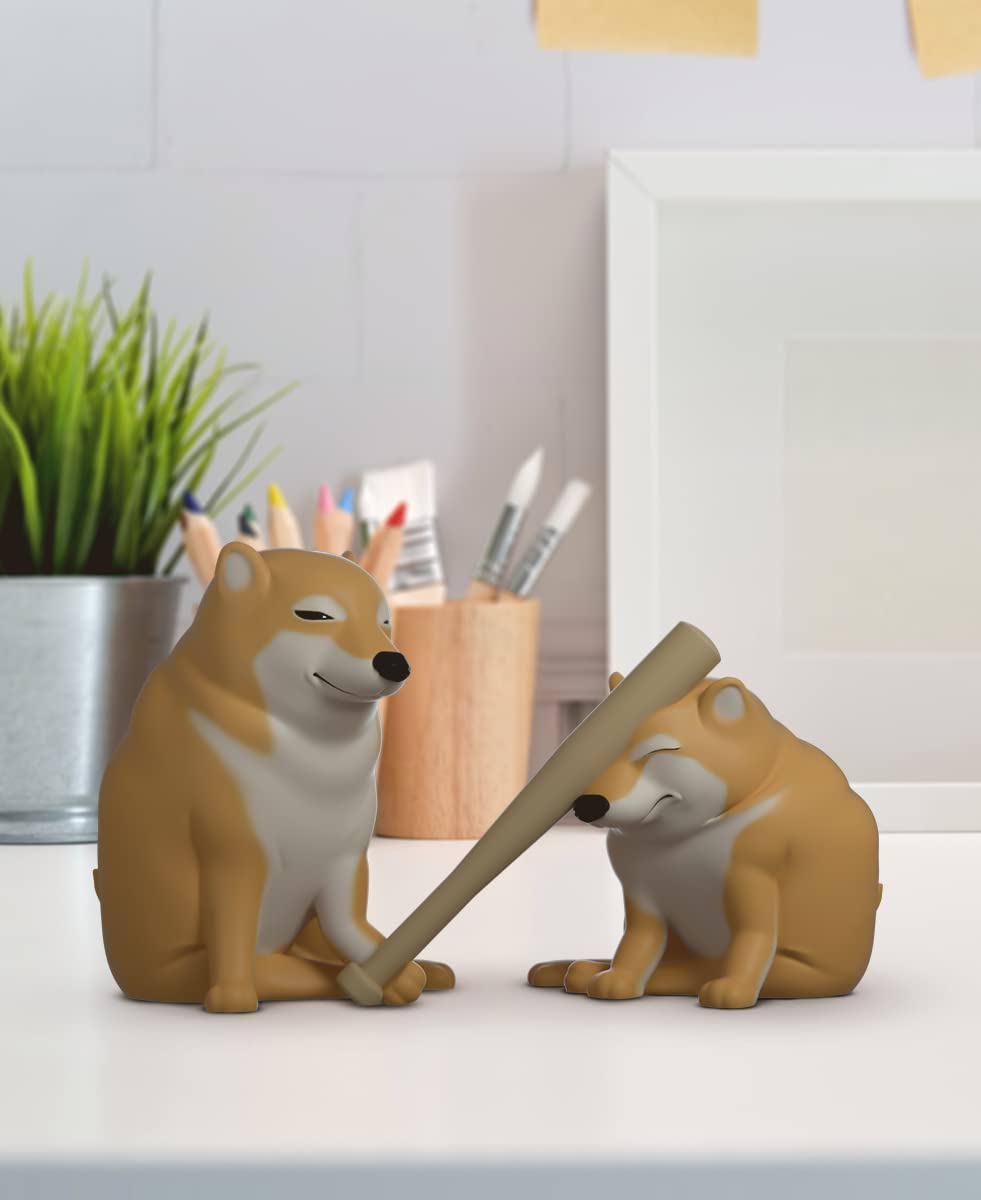 Youtooz Bonk Cheems Doge 3.5 Inch, Bonk Cheems Vinyl Figure, Cute Shiba Inu Doge Figure - Youtooz Meme Collection Based On Inter