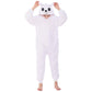 WAFUNNE Animal Onesie Costume for Kids Child Boys Girls Womens Mens Cosplay Halloween Costumes Easter Onesies White Polar Bear 110