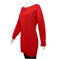 COLSA Anime Cosplay Costume Red Sweater Uniform Set, XL, Polyester, Yor with Earrings