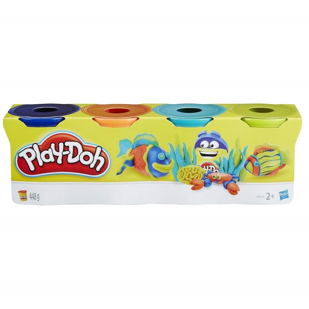 Play-Doh Tubs, Assorted, 25.4 x 6.3 x 7.1 Centimeters