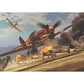 Airfix Curtiss P-40B Warhawk Wwii Military Aviation 1000 Piece Jigsaw Puzzle Hvcax0002