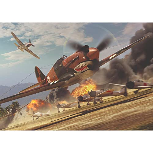 Airfix Curtiss P-40B Warhawk Wwii Military Aviation 1000 Piece Jigsaw Puzzle Hvcax0002