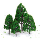 29pcs Mixed Model Trees 1.5-6 inch(4-16 cm), OrgMemory Ho Scale Bushes, Diorama Supplies, Plastic Trees for Projects, Model Trai