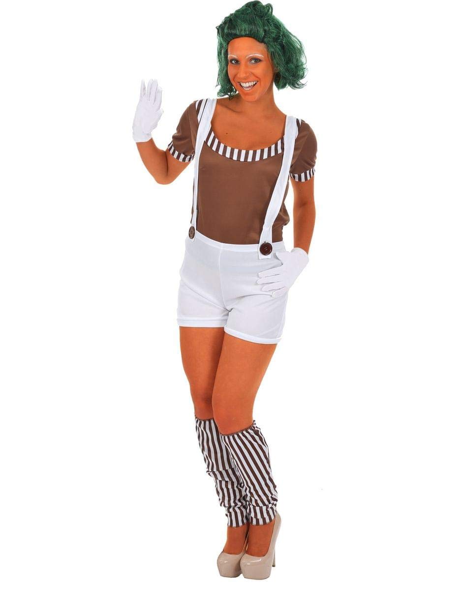 Chocolate Worker/Oompa Loompa Womens Costume - Medium