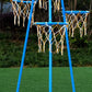 Raylinyee Kids Basketball Hoop Portable Basketball Stand Toys Basketball Indoor Outdoor, Portable Basketball With 4 Hoops At Var