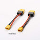Linsyrc 4Pcs Xt30 Male Connector To Xt60H Female Connector Adapter Plug With 3.93Inch 16Awg Silicone Cable For Rc Drone Lipo Bat