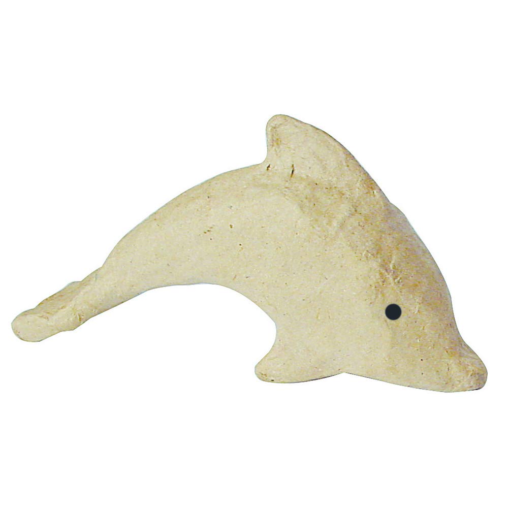 Decopatch Paper-Mache Figurine 4.5-Dolphin