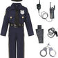 Neilyoshop Kids Police Cop Costume For Boys Police Office Costume Halloween Cosplay Party