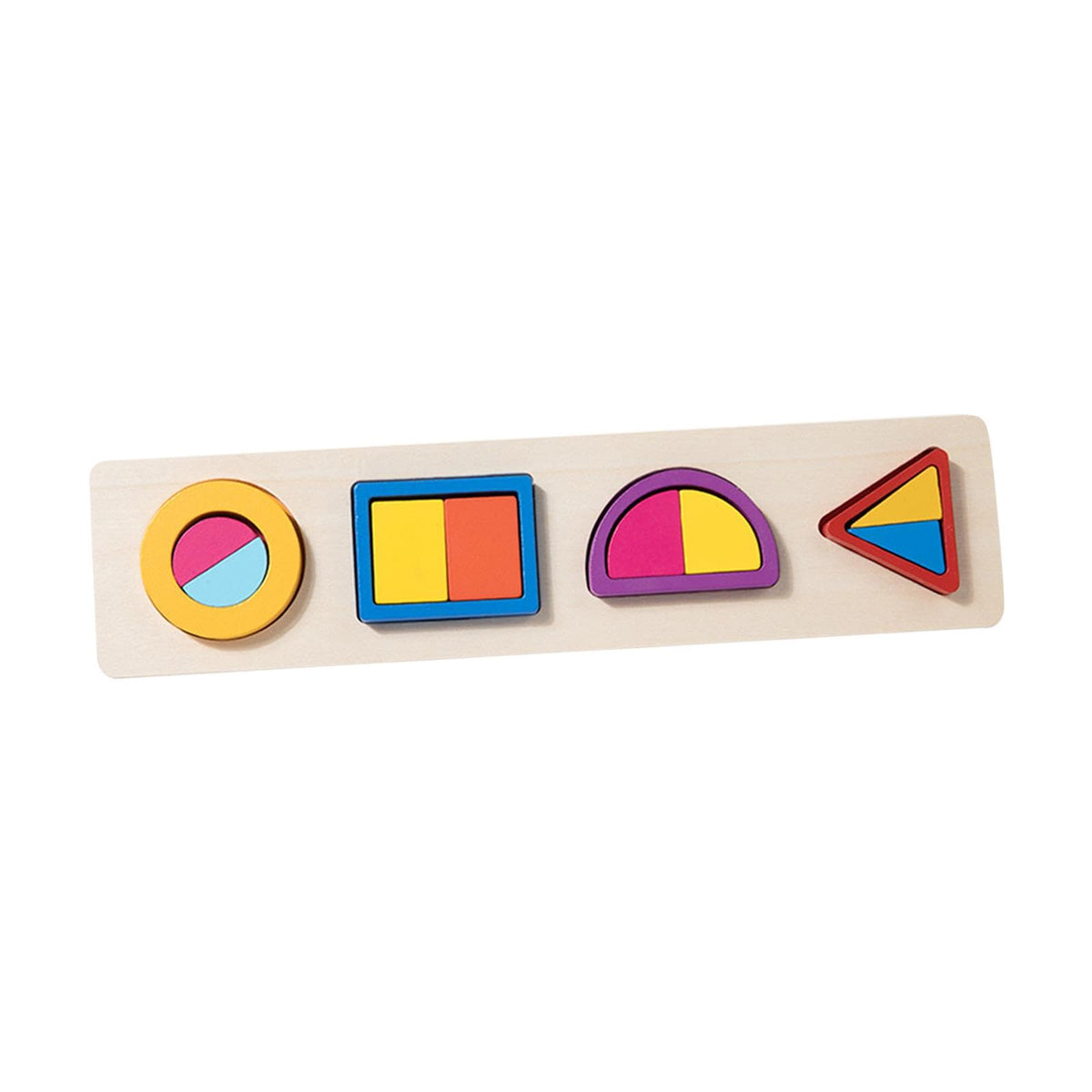 Atorse Montessori Toy Shape Peg Puzzles Montessori Toys For Children 4 5 6 Year Old Triangle
