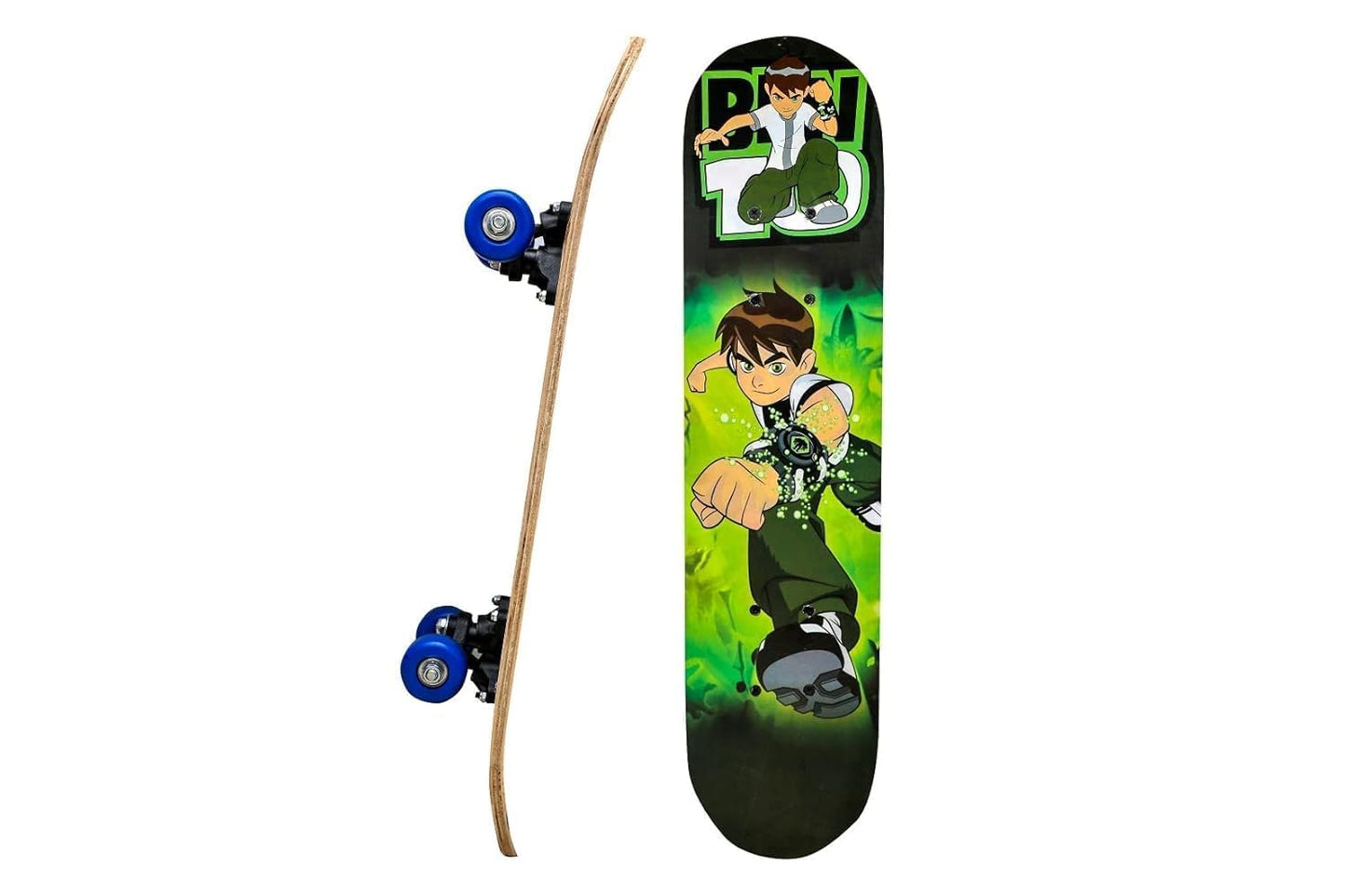 Childrens Skateboard with Superhero Design,23X 6 Complete Skateboard, Lightweight Wooden Skate Board, Beginner Friendly Cruis