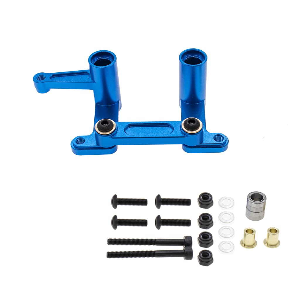 GTHELE Aluminum Steering Bellcranks&Drag Link for Traxxas 2WD 1/10 Slash, Stampede, Rustler, Nitro Slash-Replaces Part 3743