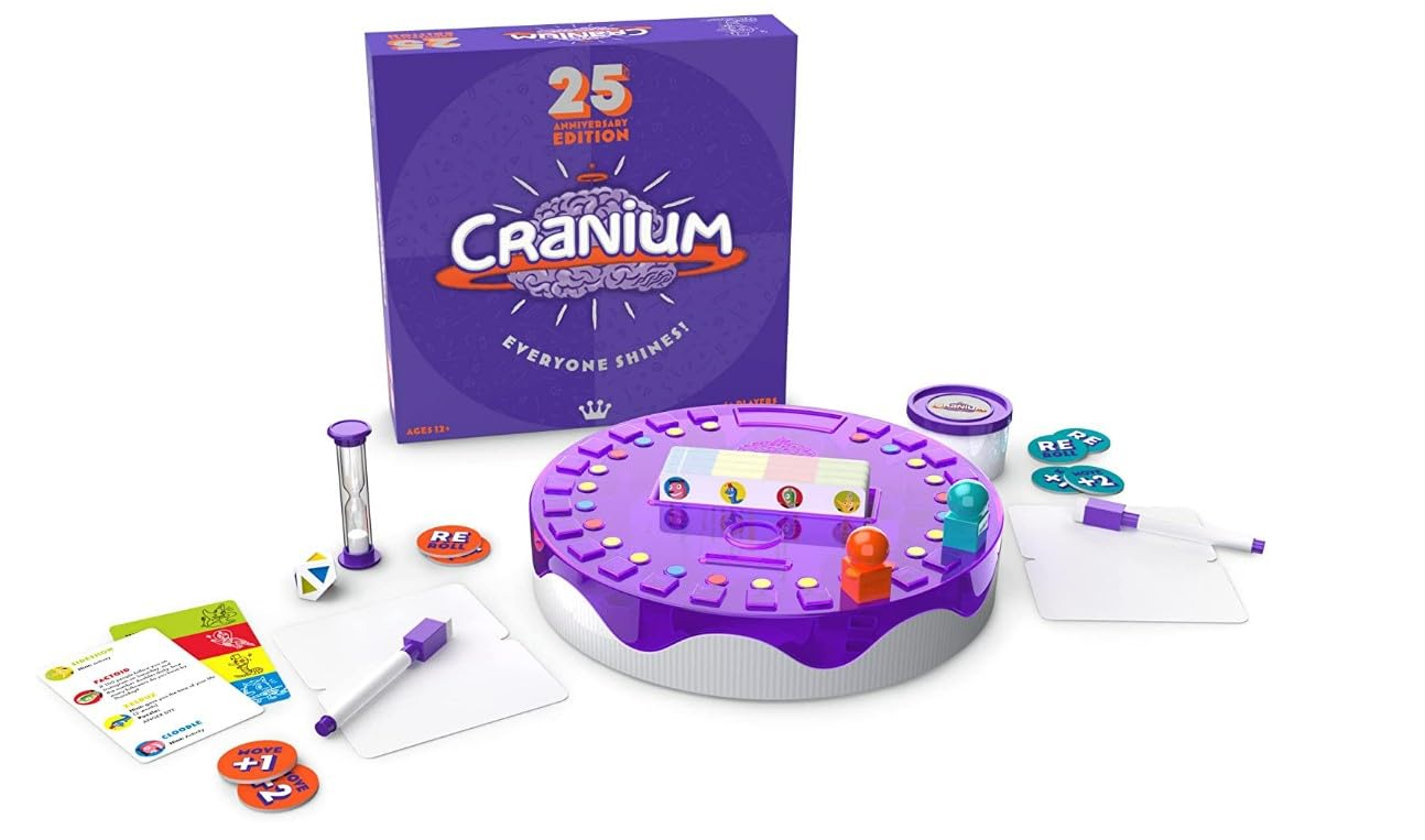 FUNKO GAMES Cranium 25th Anniversary Family Party Game for 4+ Players, Ages 12+, Multicolor, Cardboard, Model 69249