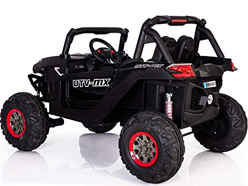 Mini Moto Utv 4X4 12V Black (2.4Ghz Rc)