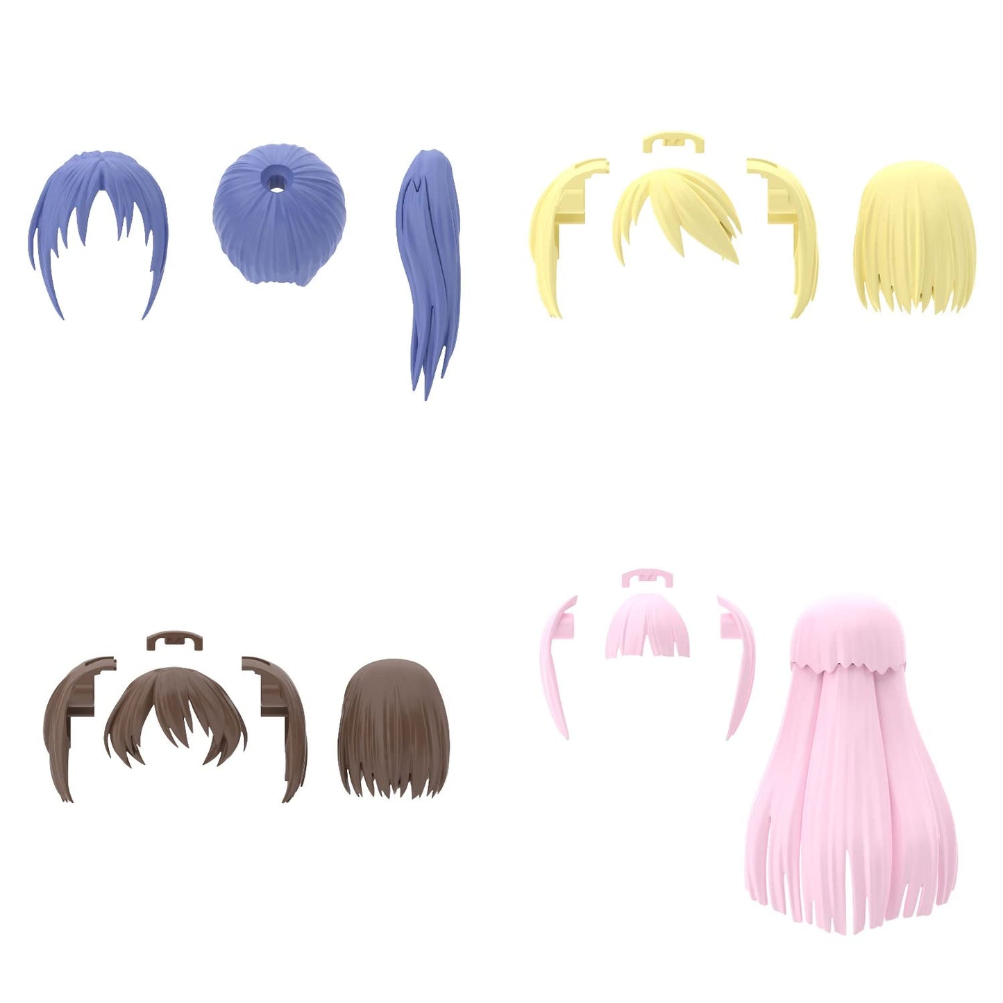 Bandai Hobby - Maquette 30 Minutes Sisters - Hair Style Parts Vol.6 All 4 Types - 4573102642233