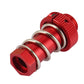 Aluminum Servo Saver Tube with Clamping Nut for Arrma 1/8 Kraton 6s Senton Talion Typhon 1/7 Infraction Mojave Upgrades Parts(Re