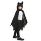 Superhero Dress Up Costumes Cosplay Bat Cape With Hat For Kids Boys Girls Halloween Superhero Theme Party Favors Color Black 6-9 Years Old