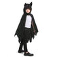 Superhero Dress Up Costumes Cosplay Bat Cape With Hat For Kids Boys Girls Halloween Superhero Theme Party Favors Color Black 6-9 Years Old