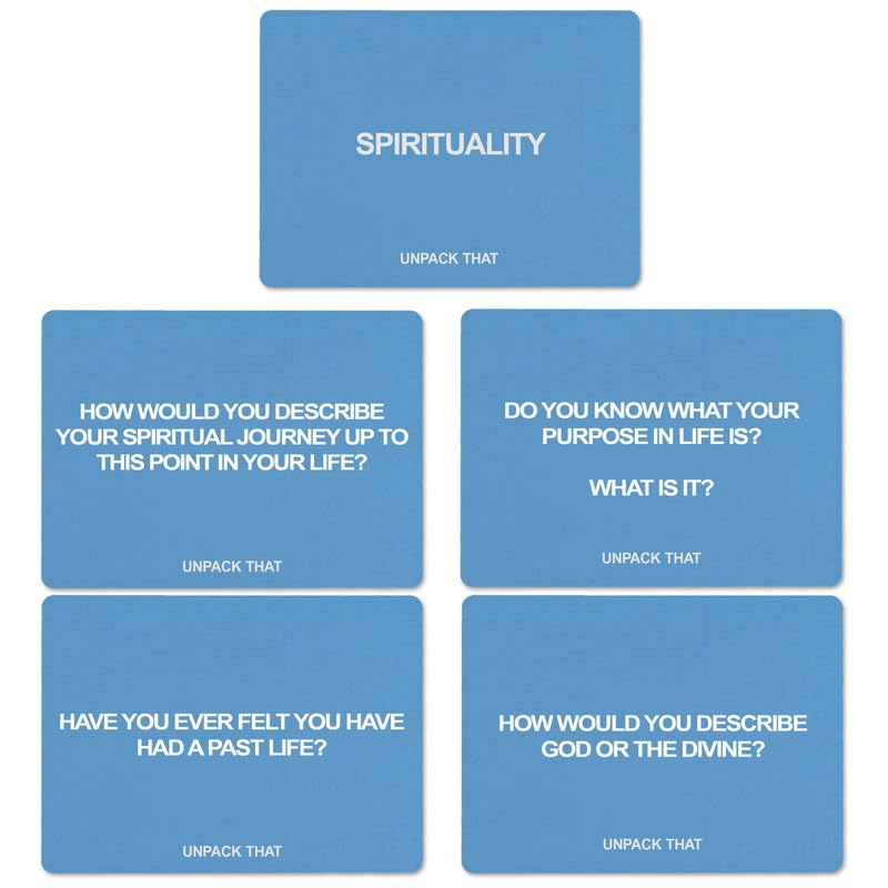 Unpack That Spirituality Deck To Test Your Faith And Beliefs, Unlock Your Higher Self With Deep Questions On The Creator And Unknown