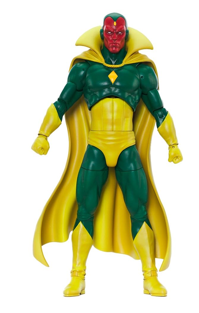 Diamond Select Toys Marvel Select Vision Action Figure, 7 Inch, Multicolor, Plastic, Model MAR222300