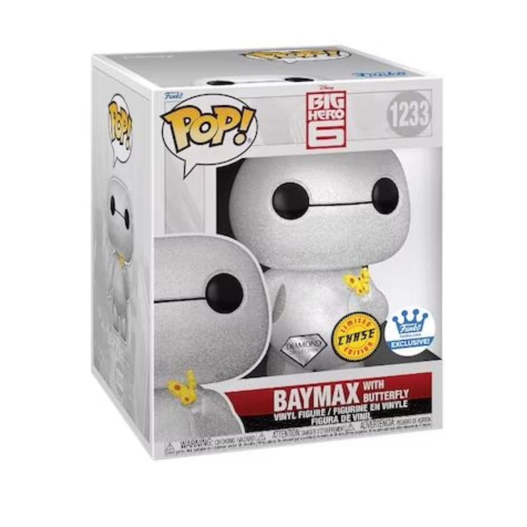 Funko POP! Big Hero 6 - Baymax with Butterfly 6  Diamond Collection Chase Super Sized limited availability