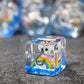 Sage's Portal Animal Familiars Resin DND Dice Set Polyhedral Dice Set for Dungeons and Dragons RPG Pathfinder Tabletop TTRPG (Ra