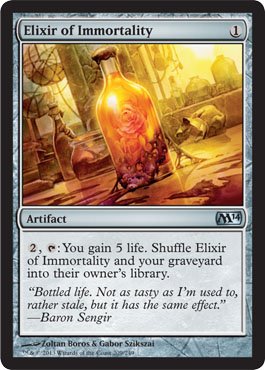 Magic The Gathering - Elixir of Immortality (209/249) - Magic 2014