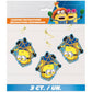 Unique Despicable Me Birthday Party Supplies Bundle Pack Includes 6 Hanging Swirls Decorations and 1 Dinosaur Sticker Sheet