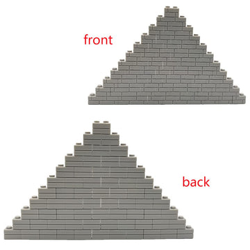 Zhx Masonry Profile Bricks Bulk Light Grey Color Diy Building Block Toy For Wall Parts And Pieces Compatible For Major Brand 1X2 Brick 150Pcs