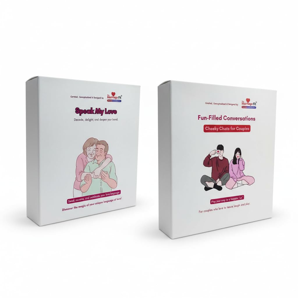 The Marriage Fit Speak My Love And Fun Filled Conversations - Couple Conversation Card Game | Strengthen Relationship, Improve C