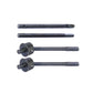 RCAWD Front & Rear CVD Drive Shaft & Axle Shaft Set for Hobby Plus CR-18P Rock Van, T-Hunter, Trail Hunter Upgrades, #45 Steel P