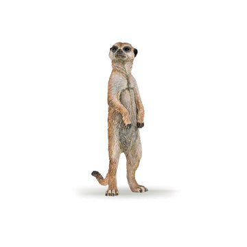 Papo -Hand-Painted - Figurine -Wild Animal Kingdom - Standing Meerkat -50206 -Collectible - For Children - Suitable For Boys And Girls- From 3 Years Old