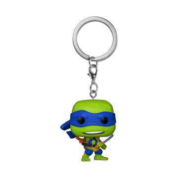 Funko Pop! Keychain: Teenage Mutant Ninja Turtles (Tmnt) - Leonardo Novelty Keyring - Collectable Mini Figure - Stocking Filler - Gift Idea - Official Merchandise