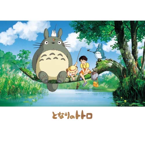 Ensky My Neighbor Totoro 500-Piece Jigsaw Puzzle - Fishing on Tree, Wood, 38cm×53cm, Model 500-228