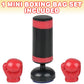 ArtCreativity Mini Boxing Bag Set - 3-Piece Punching Bag & Gloves - Clear Plastic - Fun Stress Relief Toy for Kids & Adults