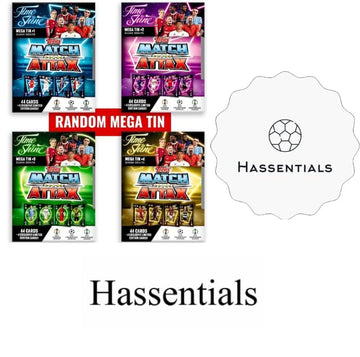 Match Attax 2024/25 Mega Tin - New Collectors Tin 24/25 Topps 1 Random Mega Tin With Exclusive Limited Edition Soccer Cards 2024
