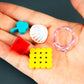 Oink Games DroPolter - Fast-Paced Family Game for 2-5 Players - Cardstock - Ages 6+ - Red/Blue - Travel & Party Game