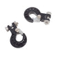 Lafeina Rc Crawler Winch Hooks, Metal Trailer Tow Hook For 1/10 Rc Car Scx10 Tamiya Cc01 D90 D110 Tf2 Trx4 Accessories (B, Black