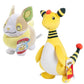 Pok?mon 12 Ampharos & 8 Yamper Electric Type Plush 2-Pack - Officially Licensed - Authentic Soft Stuffed Animal Toy Figures - Holiday Christmas Stocking Stuffer Gift for Kids  Boys  Girls - 2+