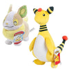 Pok?mon 12 Ampharos & 8 Yamper Electric Type Plush 2-Pack - Officially Licensed - Authentic Soft Stuffed Animal Toy Figures - Holiday Christmas Stocking Stuffer Gift for Kids  Boys  Girls - 2+