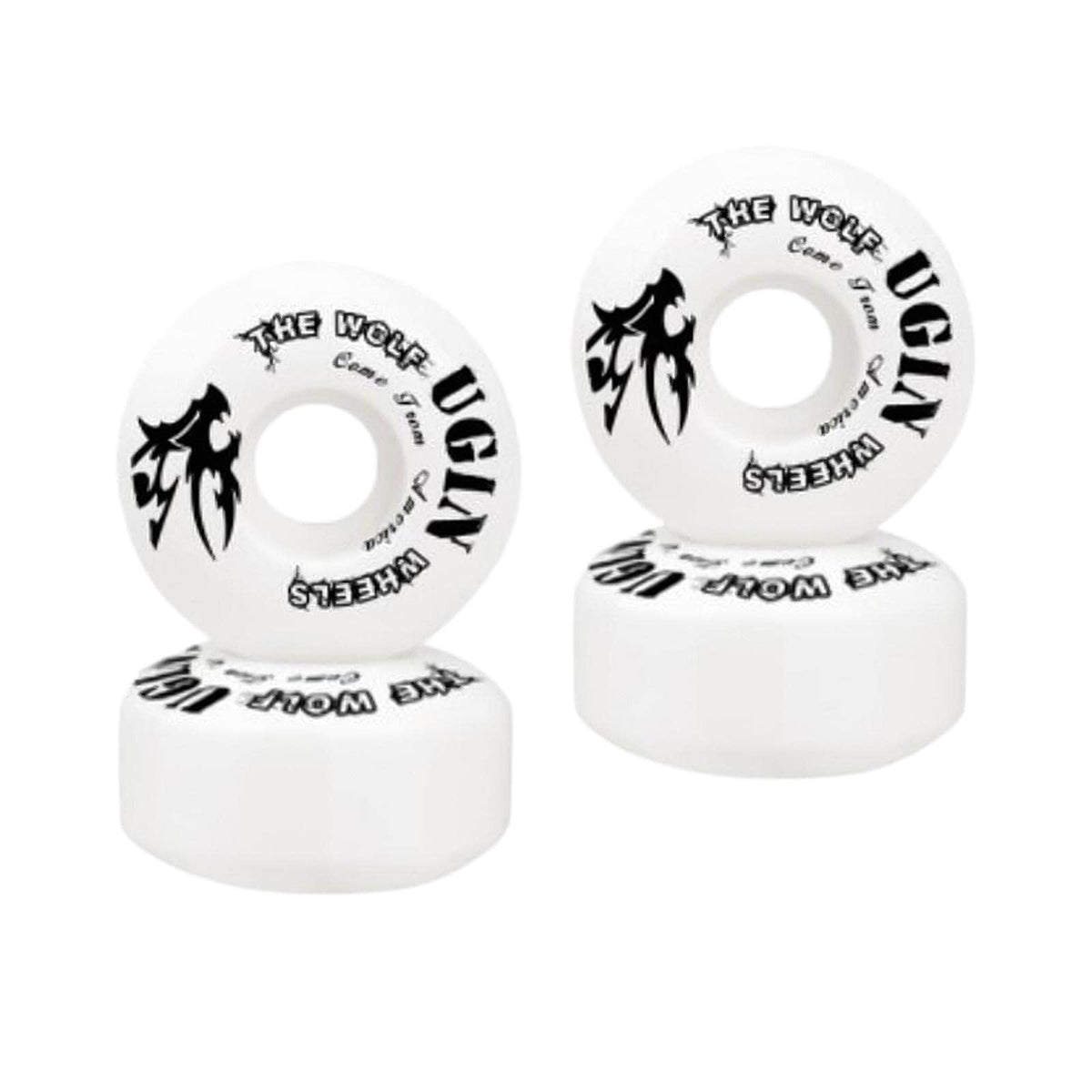 UJEAVETTE 4Pack Durable PU Skateboard Wheels High Strength Roller Outer Case Parts