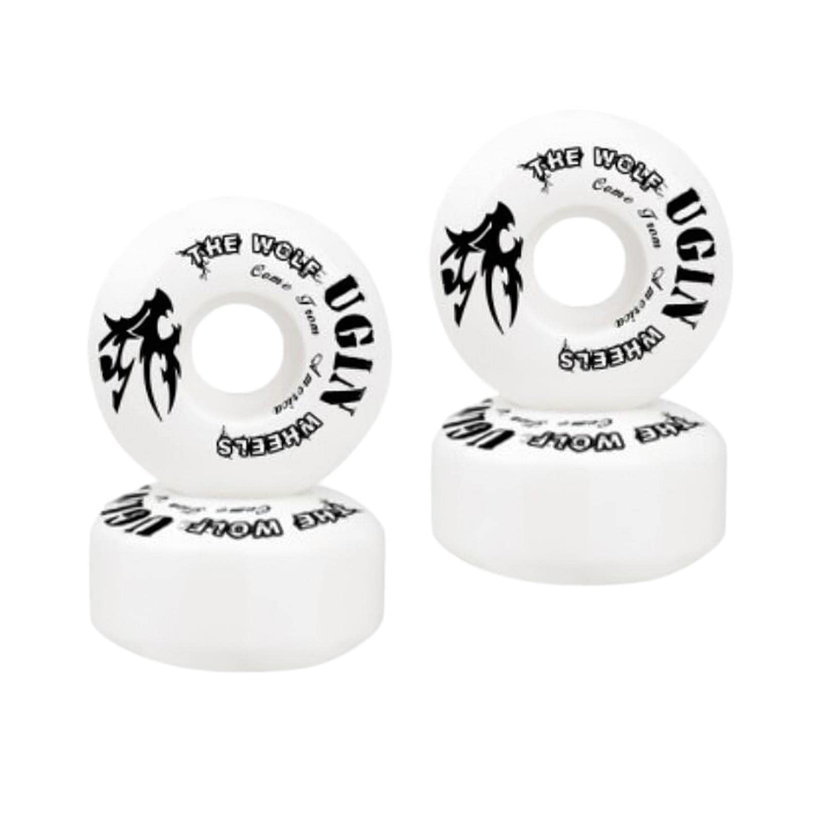 UJEAVETTE 4Pack Durable PU Skateboard Wheels High Strength Roller Outer Case Parts