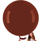 Partywoo Dark Brown Large Balloons, 4 Pcs 36 Inch Boho Brown Balloons, Chocolate Brown Big Balloons, Brown Giant Balloons, Jumbo Balloons For Birthday Party Decorations, Brown-Chocolate Brown-F08