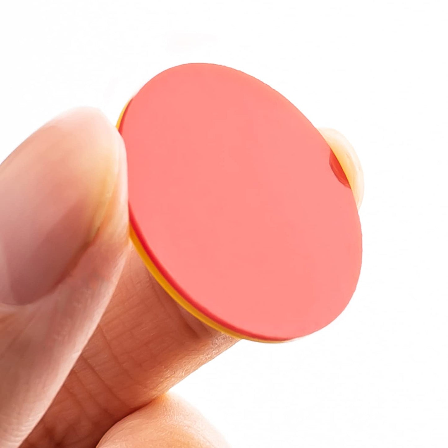 Stochastic Box Round Math Counters,Plastic Two Color Counter Yellow Red 200 Pcs, Educational Toys To Help Kids Learn