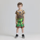 Big Eyes Fish Maui Kids Costume Kid Maui Tattoo Shirt Short Set Novelty Short Sleeves Shirt And Pants Kids Graphic Clothing Sets