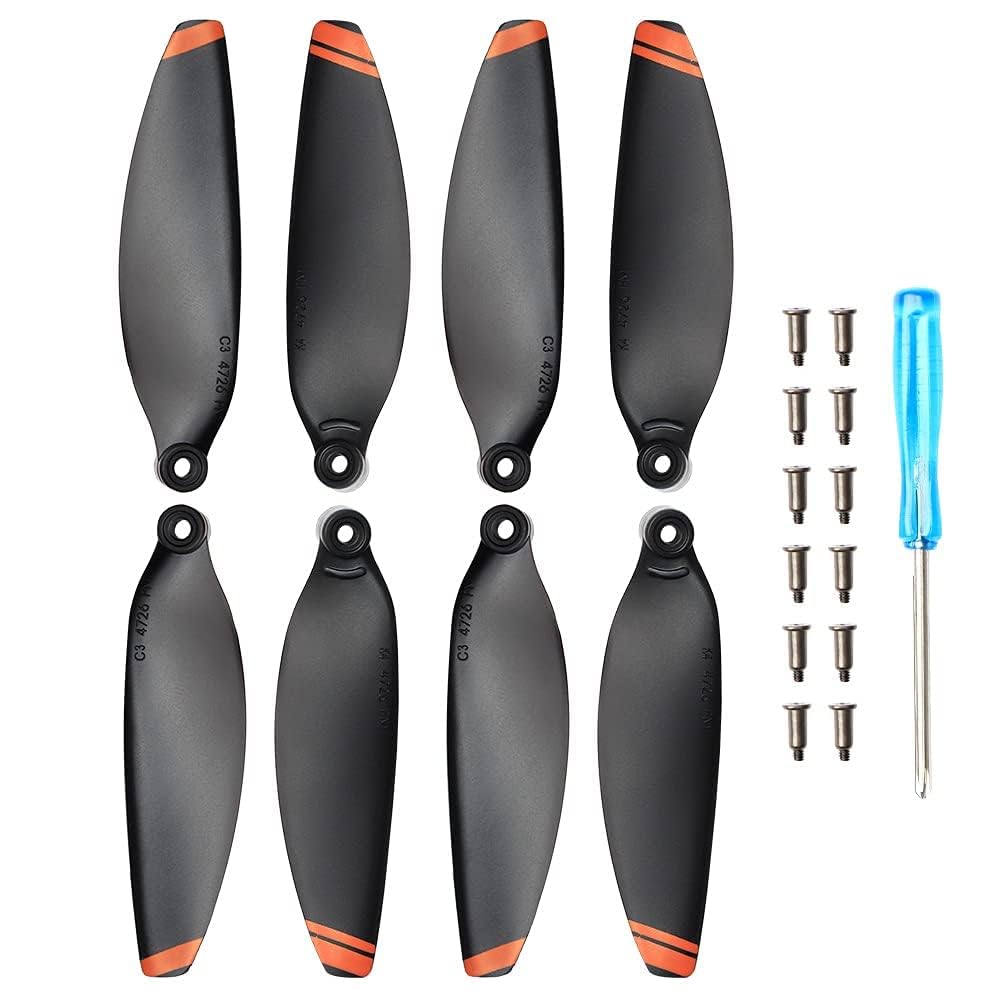 16 Pcs Mini 4K Propellers Low-Noise Replacement Propellers For Dji Mavic Mini 2/Mini 2 Se/Mini Se/Mini 4K Drone Quick-Release Bl